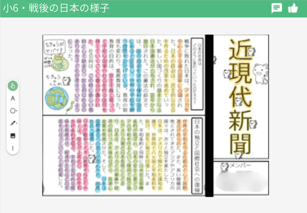 小学6年 総合的な学習の時間の活用例